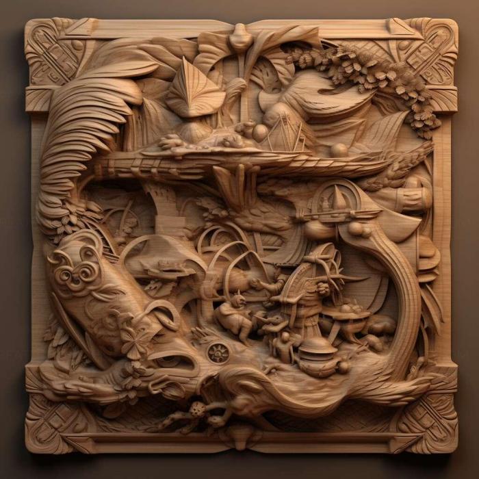 نموذج ثلاثي الأبعاد لآلة CNC 3D Art 